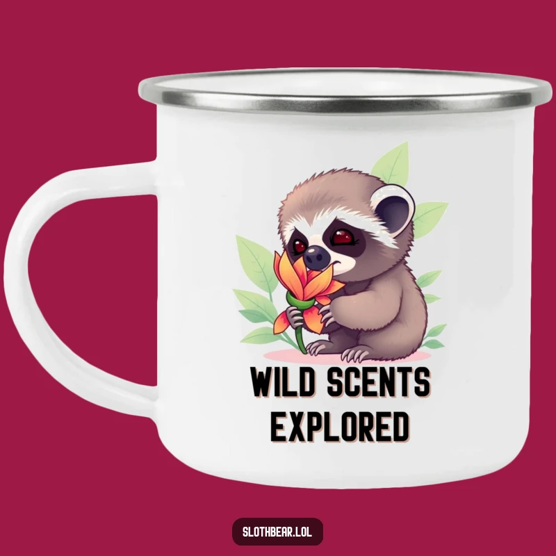 Funny Sloth Bear Cub Camping Mug: Outdoor Explorer Cub, a Hilarious Funny Gift