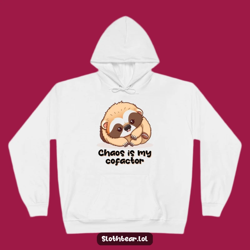 Cozy Funny Sloth Bear Cub Hoodie: Stay Warm and Playful All Day Long
