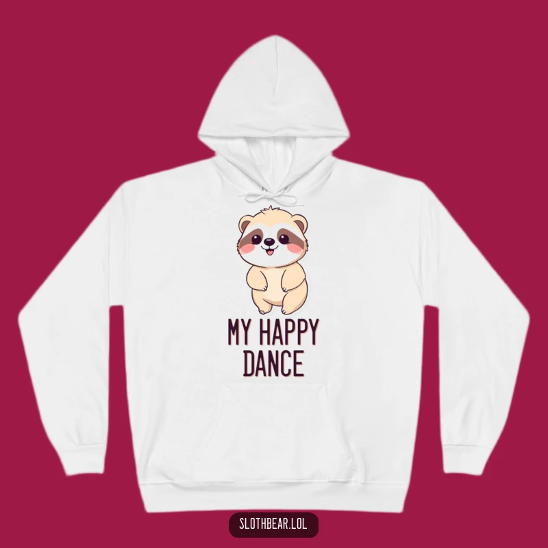 Funny Kawaii Sloth Bear Hoodie: Cozy Comfort for a Relaxed Funny Gift