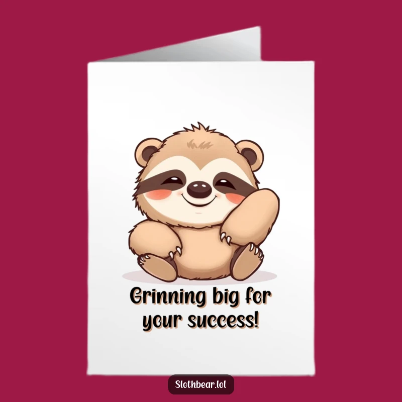 Chill Congrats Bear Card: Free Printable - You Earned This Break!