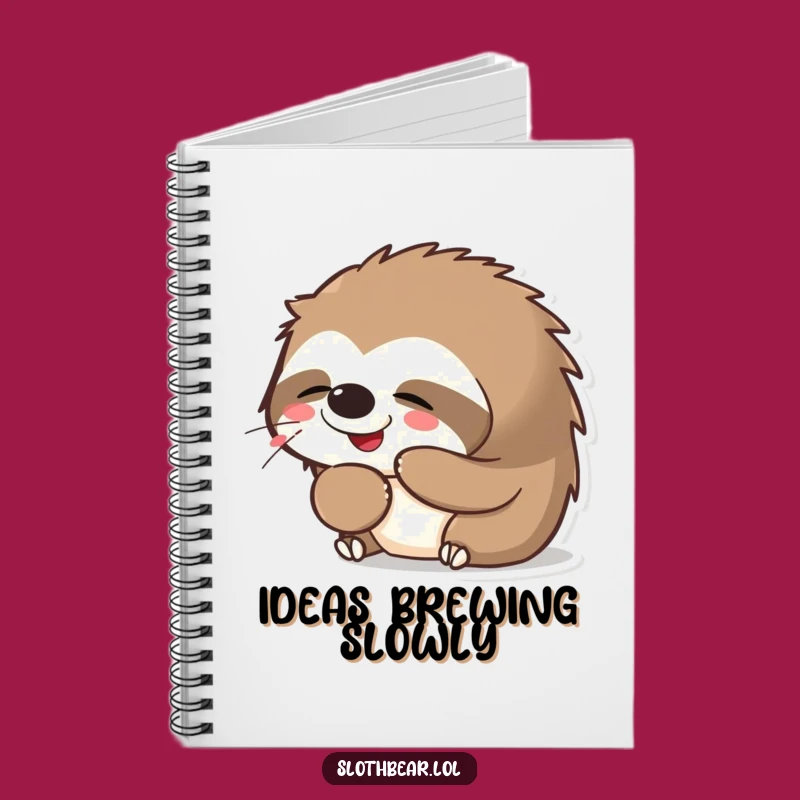 Funny Kawaii Sloth Bear Yawning Notebook: Sleepy Bear Journal, Excellent Funny Gift