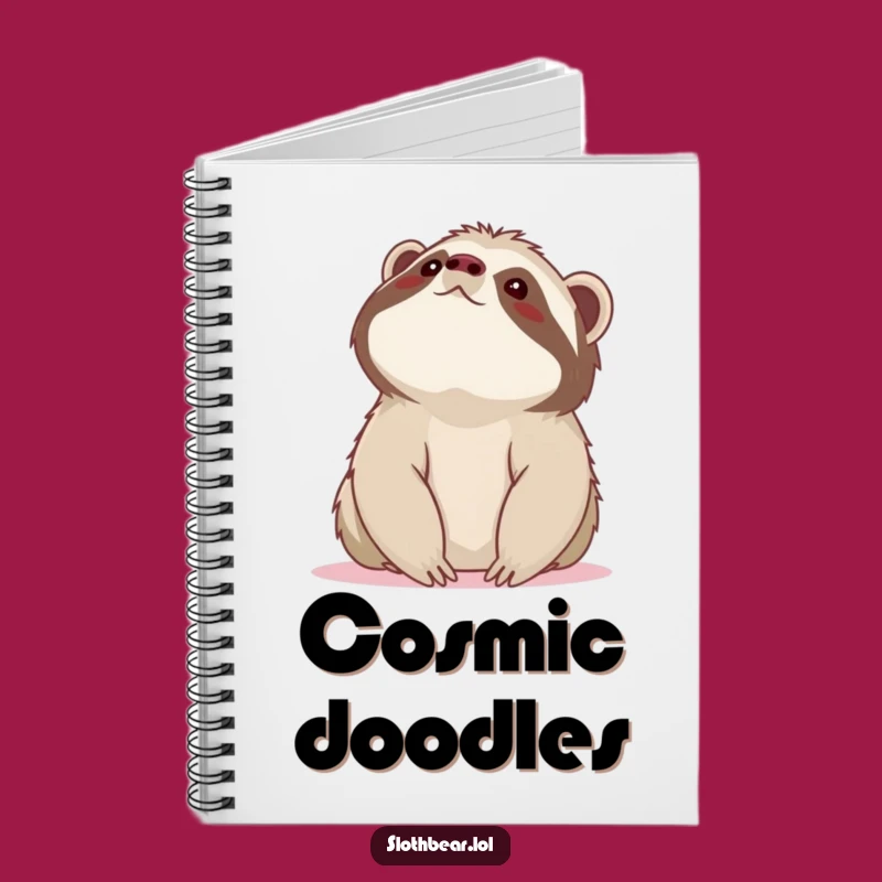 Inspirational Funny Sloth Bear Sky Notebook: Jot Down Dreams with Humor, Perfect Funny Gift!