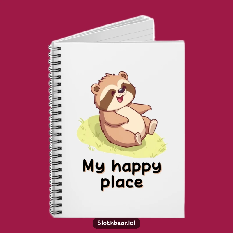Joyful Funny Sloth Bear Roll Notebook: Jot Down Fun Ideas, Perfect Funny Gift!
