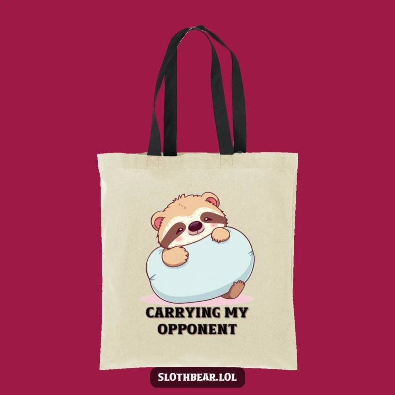 Funny Sloth Bear Tote Bag: Carry Your Playfulness, Perfect Funny Gift